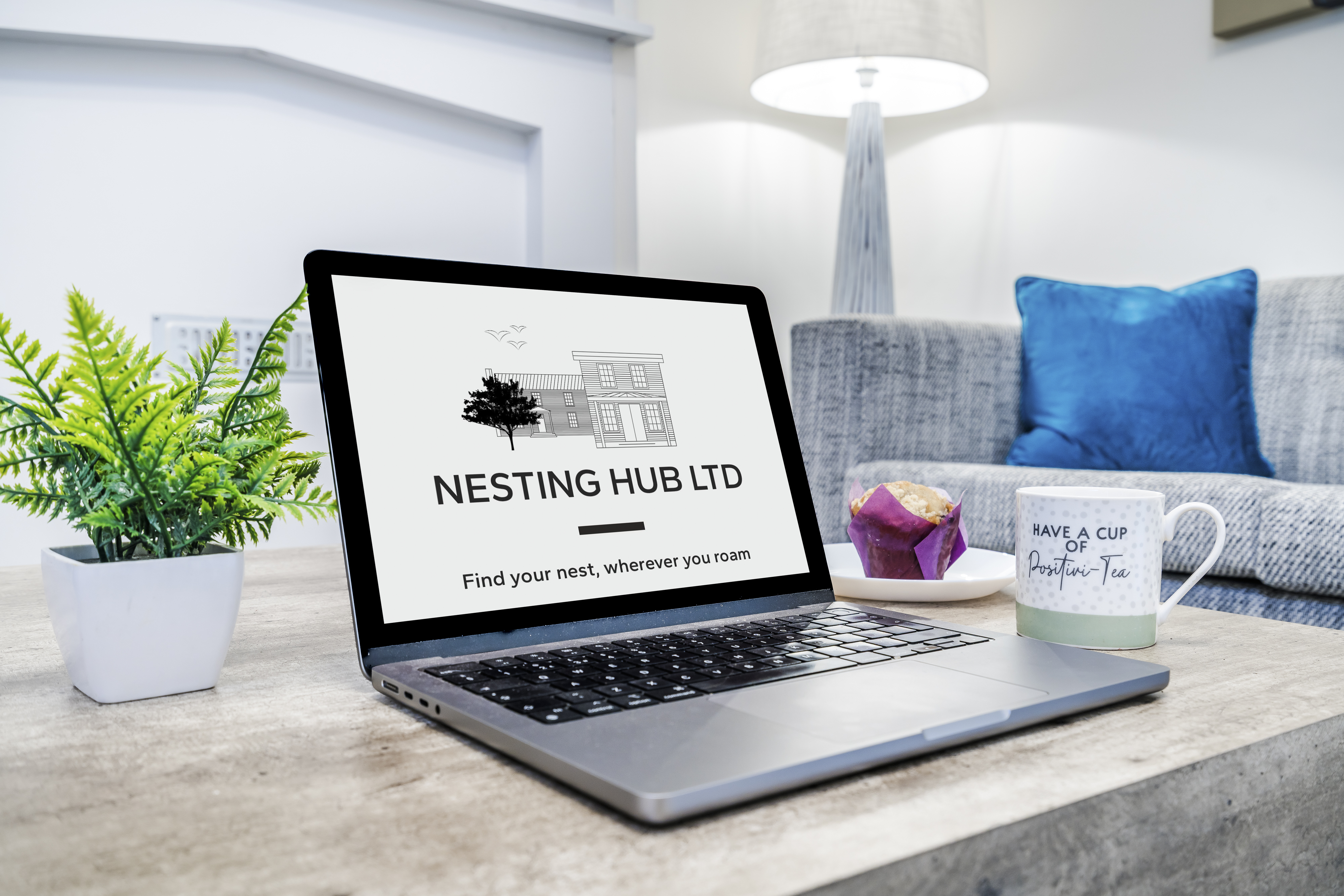 The Heron open-plan living space - serviced accommodation Staffordshire